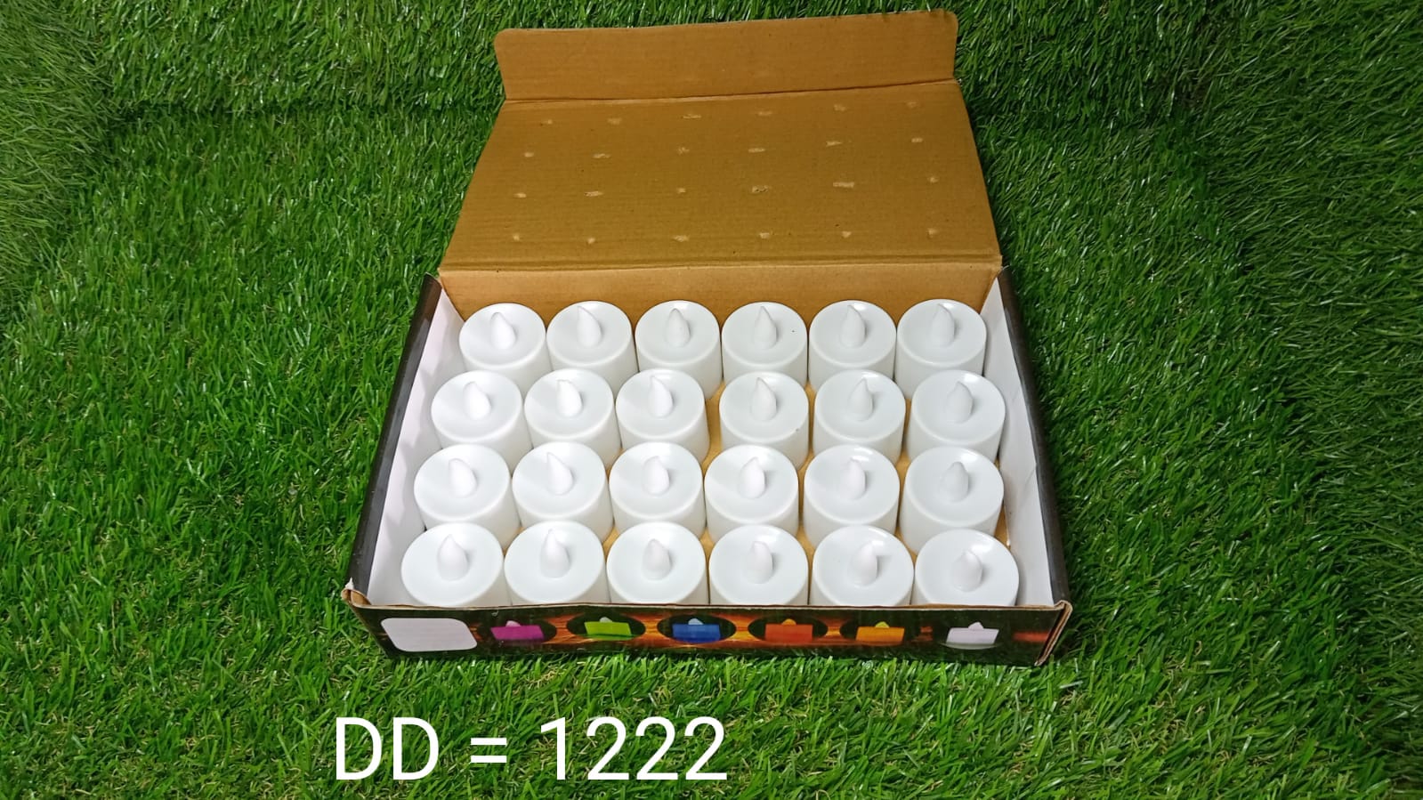 1222  Festival Decorative - LED Tealight Candles (White, 24 Pcs) 1222  Festival Decorative - LED Tealight Candles (White, 24 Pcs)